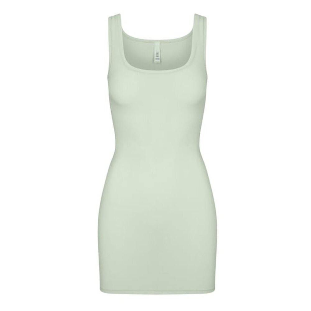 SKIMS honeydew ribbed soft lounge tank dress